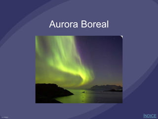 Aurora Boreal
ÍNDICE
 