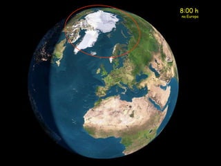8:00 h  na Europa 