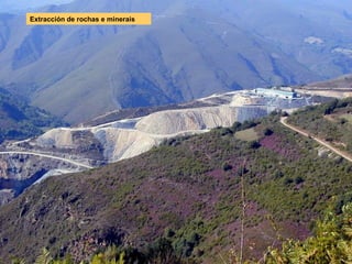 Extracción de rochas e minerais

 