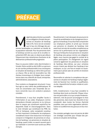 La stratégie pour l'emploi des personnes en situation de handicap | PDF