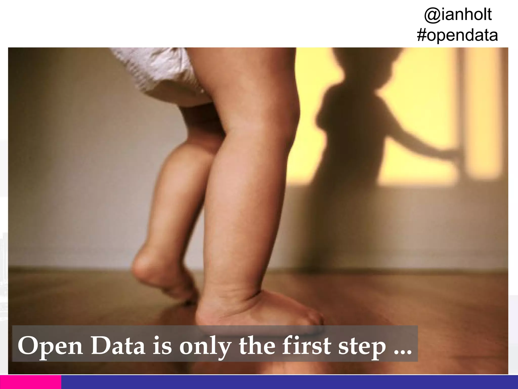 @ianholt
#opendata

Open Data is only the first step ...

 