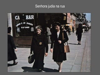 Senhora judia na rua 