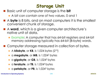 Operating Systems Part I-Basics | PDF