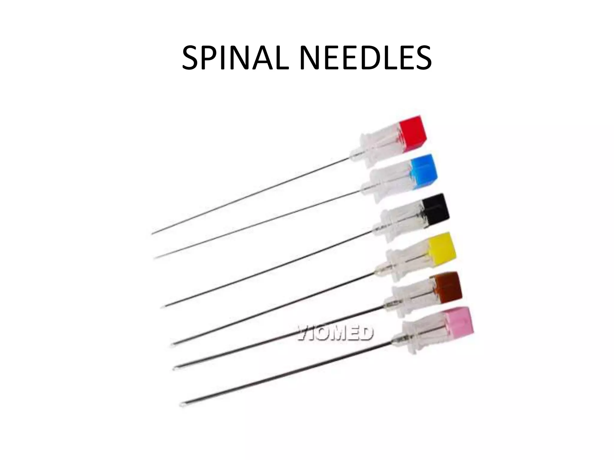 SPINAL NEEDLES