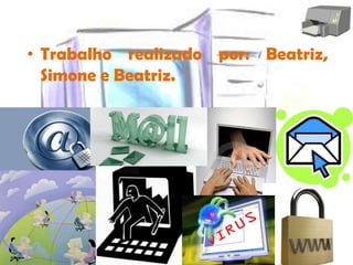 Os vírus informáticos são pequenos programas de software concebidos para se espalharem de um computador para outro e para interferir no seu funcionamento. Um vírus pode danificar ou eliminar dados no computador, utilizar o programa de correio electrónico para se alastrar para outros computadores, ou até apagar tudo o que esteja no disco rígido. O que é um vírus?