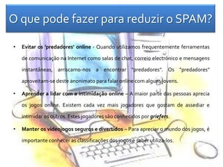 - Devemos usar palavras e frases que sejam fáceis de recordar, mas difíceis de descobrir por outra pessoa. Que perigo pode apresentar uma mensagem de E-mailUm dos perigos mais comuns é a propagação de vírus e consequente                        infecção dos computadores  Os vírus são propagados de diversas formas, como por exemplo, através de mensagens não solicitadas de correio electrónico contendo anexos, que são enviados para os mais diversos destinatários. 