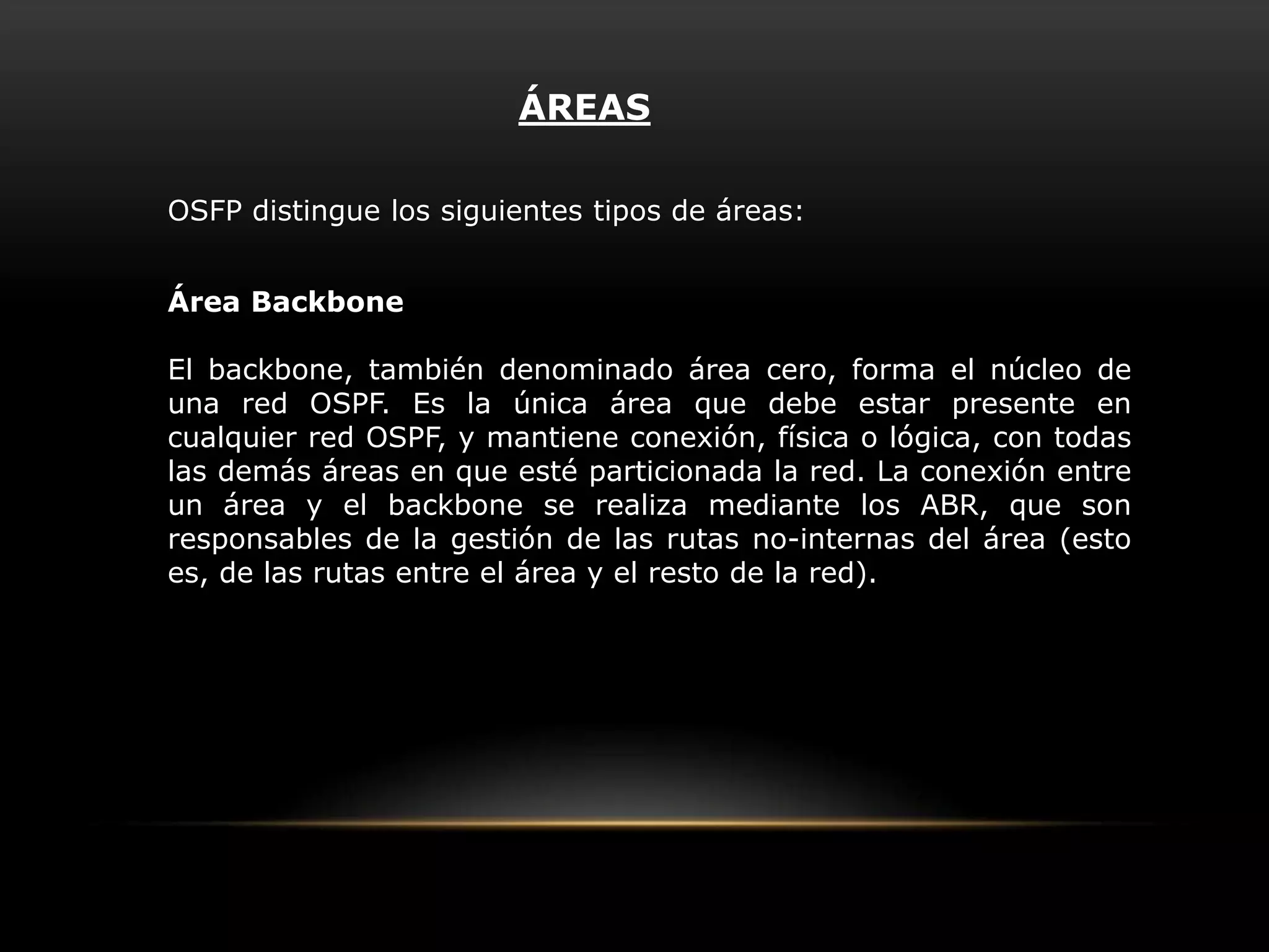 (OSPFv2 y v3) Summary-LSA.