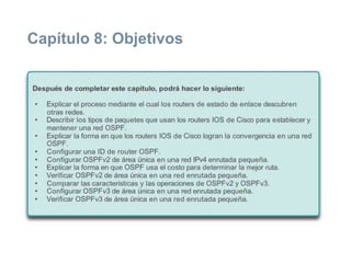 Capítulo 8: Objetivos
 