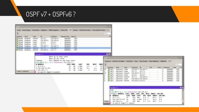 OSPF v7 + OSPFv6 ?