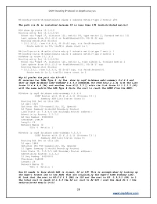 Ospf routing protocol | PDF