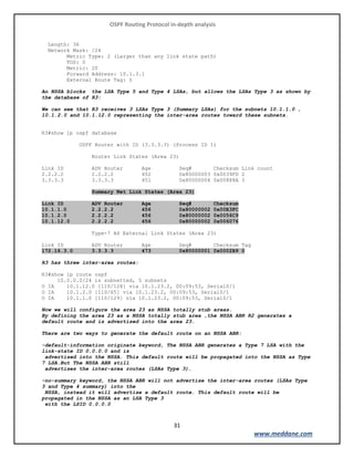 Ospf routing protocol | PDF
