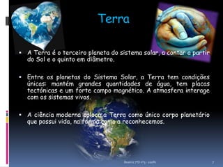 Os planetas do sistema solar c. f. q. | PPTX