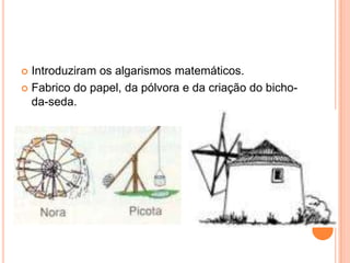 Existem na nossa língua palavras de origem árabe, como por exemplo:Algarve, alfinete almofada, almoxarifejavali, arsenal alcachofra, tapete alface, alfaiate laranja, açúcar almirante, abóbora alicerce alicate azulejo. azeite arroz. algarismo limão. açude azeitona. refém aldeia. Ferreira axalá, almocreve algodão, arrabalde
