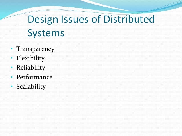 Distributed Systems
