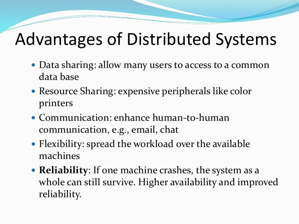 Distributed systems