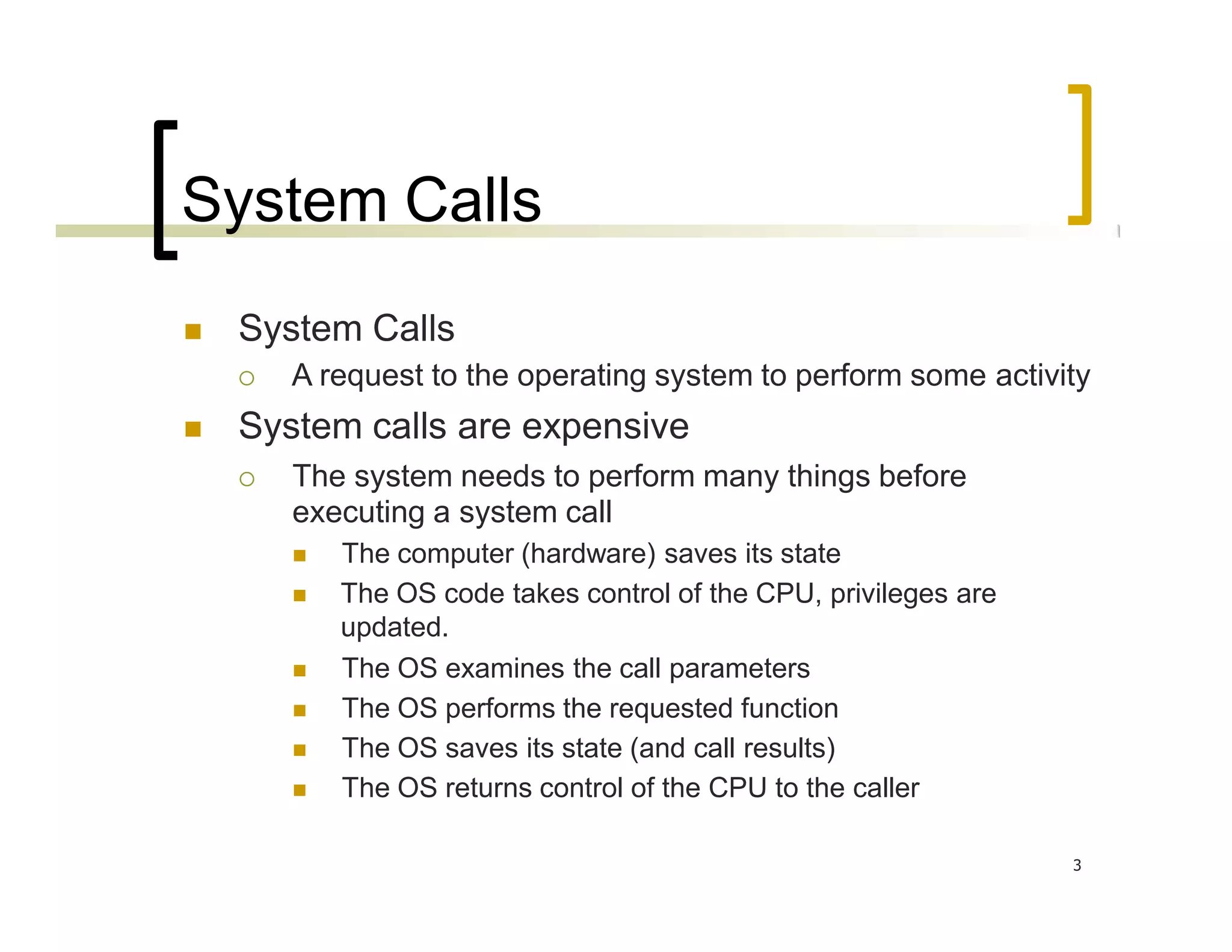 System calls operating system ppt by rohit malav | PPTX | Operating ...