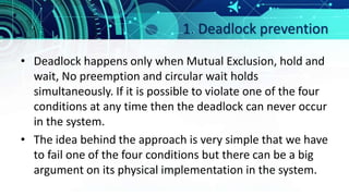 Deadlock Slides | PPTX