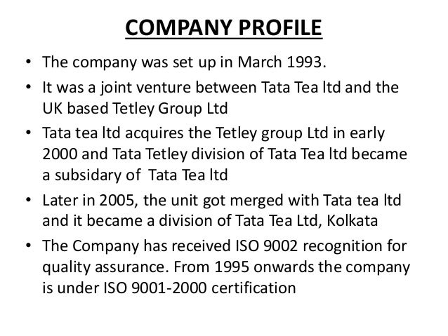 tata tea analysis The leveraged buy out deal of tata & tetley - tata tea tetley, the case 'the leveraged buyout deal of tata & tetley' provides insights. tata tea analysis The leveraged buy out deal of tata & tetley - tata tea tetley, the case 'the leveraged buyout deal of tata & tetley' provides insights.