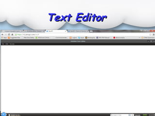 Text EditorText Editor
 