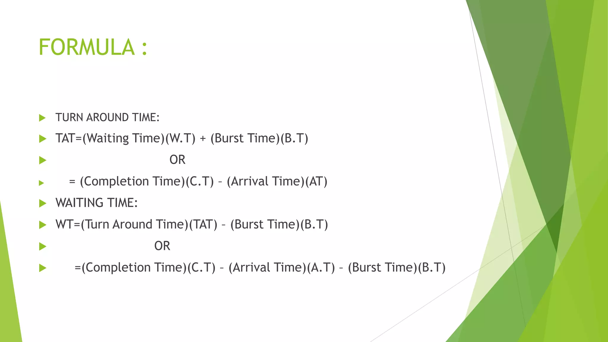 SCHEDULING ALGORITHMS | PPTX image.