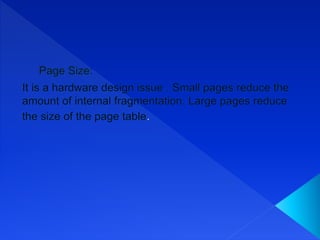 virtual memory Operating system 