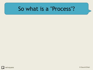 So what is a "Process"?