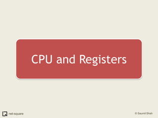 CPU and Registers