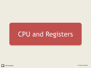 CPU and Registers<br />