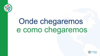 Onde chegaremos
e como chegaremos
 