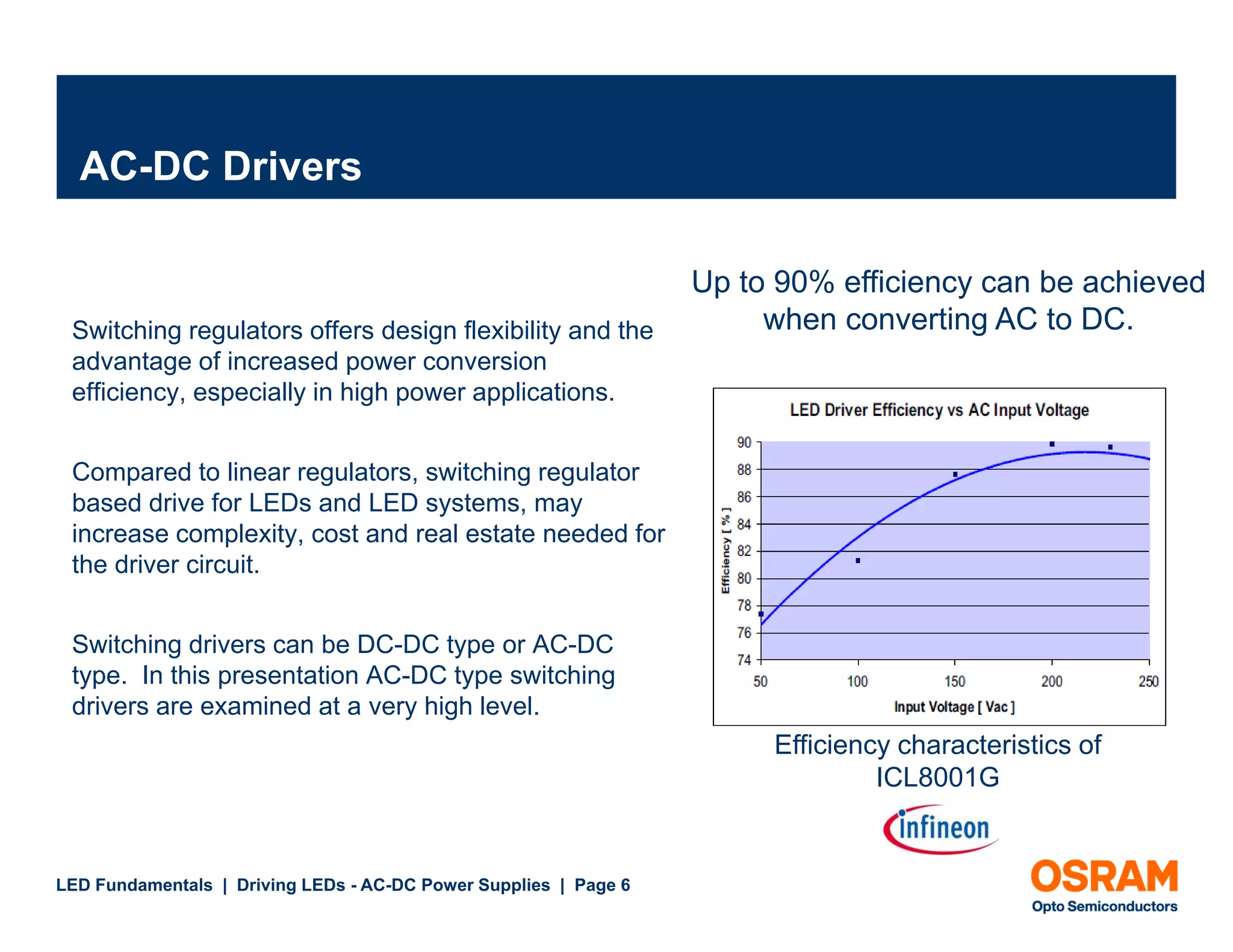Driving LEDs -AC-DC Power Supplies: LED Fundamentals | PDF
