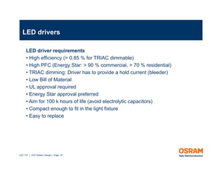 LEDs System Introduction: LED Fundamentals | PPT