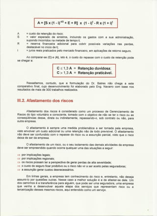 Os riscos e os conceitos de perdas   confiabilidade de processos