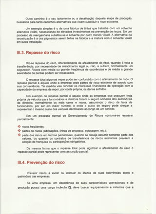 Os riscos e os conceitos de perdas   confiabilidade de processos