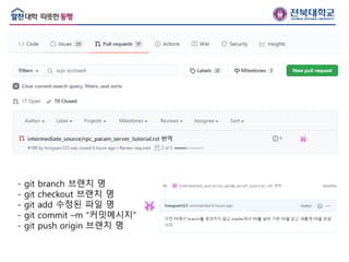 PyTorch 자습서 한국어 번역 github repository 기여