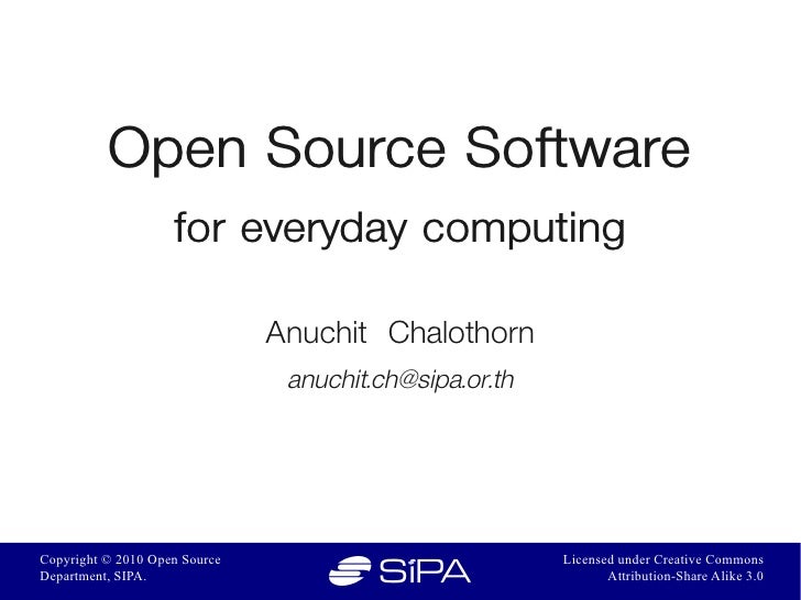 oss for every day computing