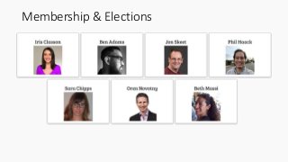 Membership & Elections
 