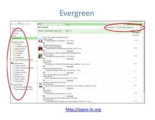 Evergreen




 http://open‐ils.org
 