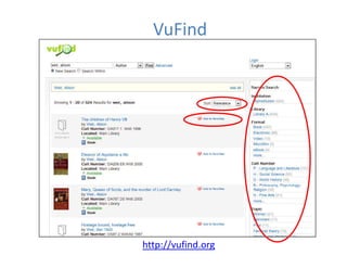 VuFind




http://vufind.org
 