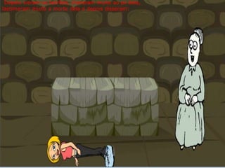 . Depois vieram os ladrões, choraram muito ao pé dela,lastimaram muito a morte dela e depois disseram: