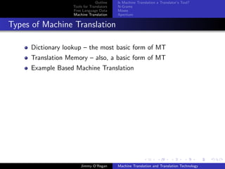 MT and Translator's Tools