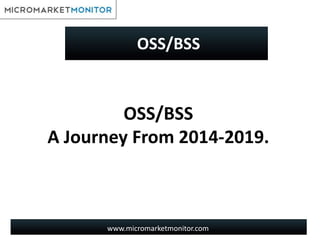 OSS BSS With Current Business Structure | PPTX