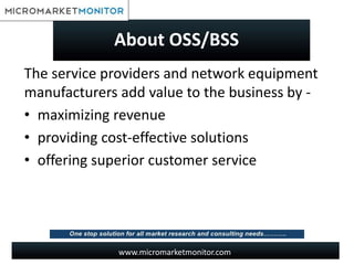OSS BSS With Current Business Structure | PPTX