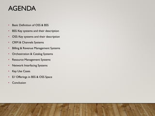 OSS/BSS Landscape | PPTX