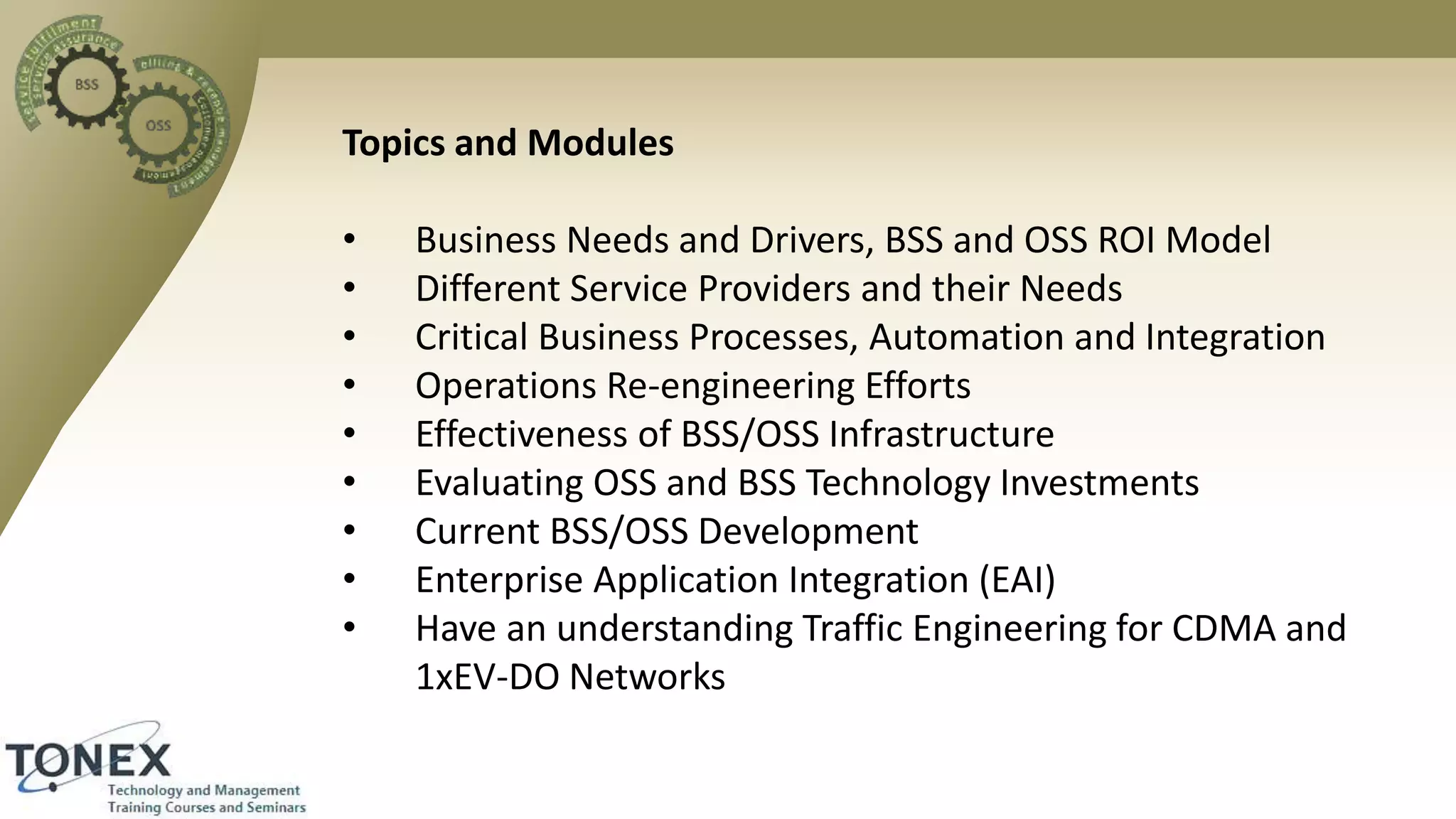 Simplify Highly Complex OSS-BSS Technical Standards and Topics | PPTX