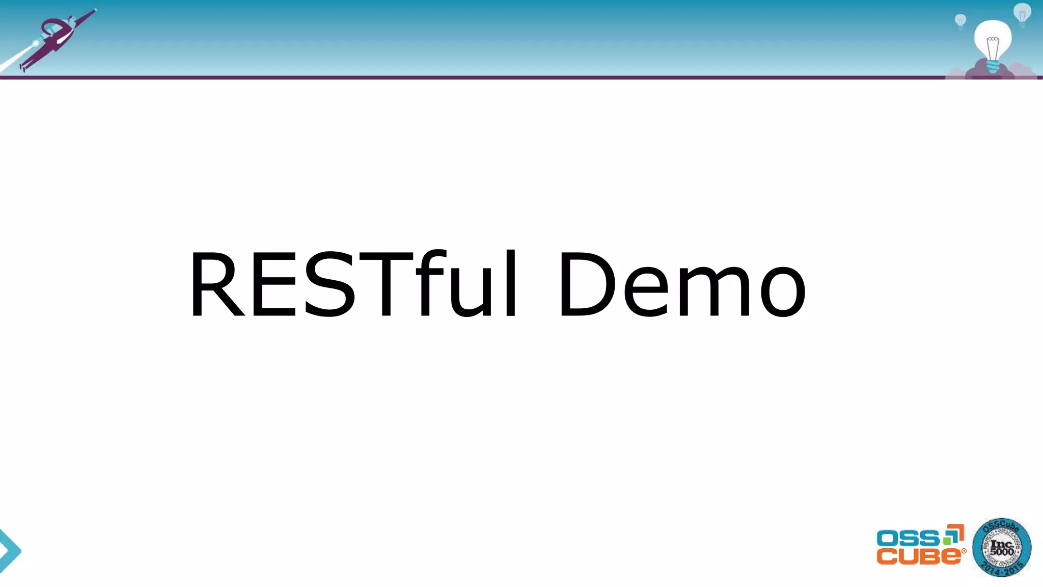 RESTful Demo
 