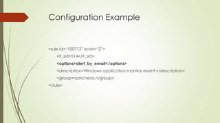 Ossec – host based intrusion detection system | PPTX