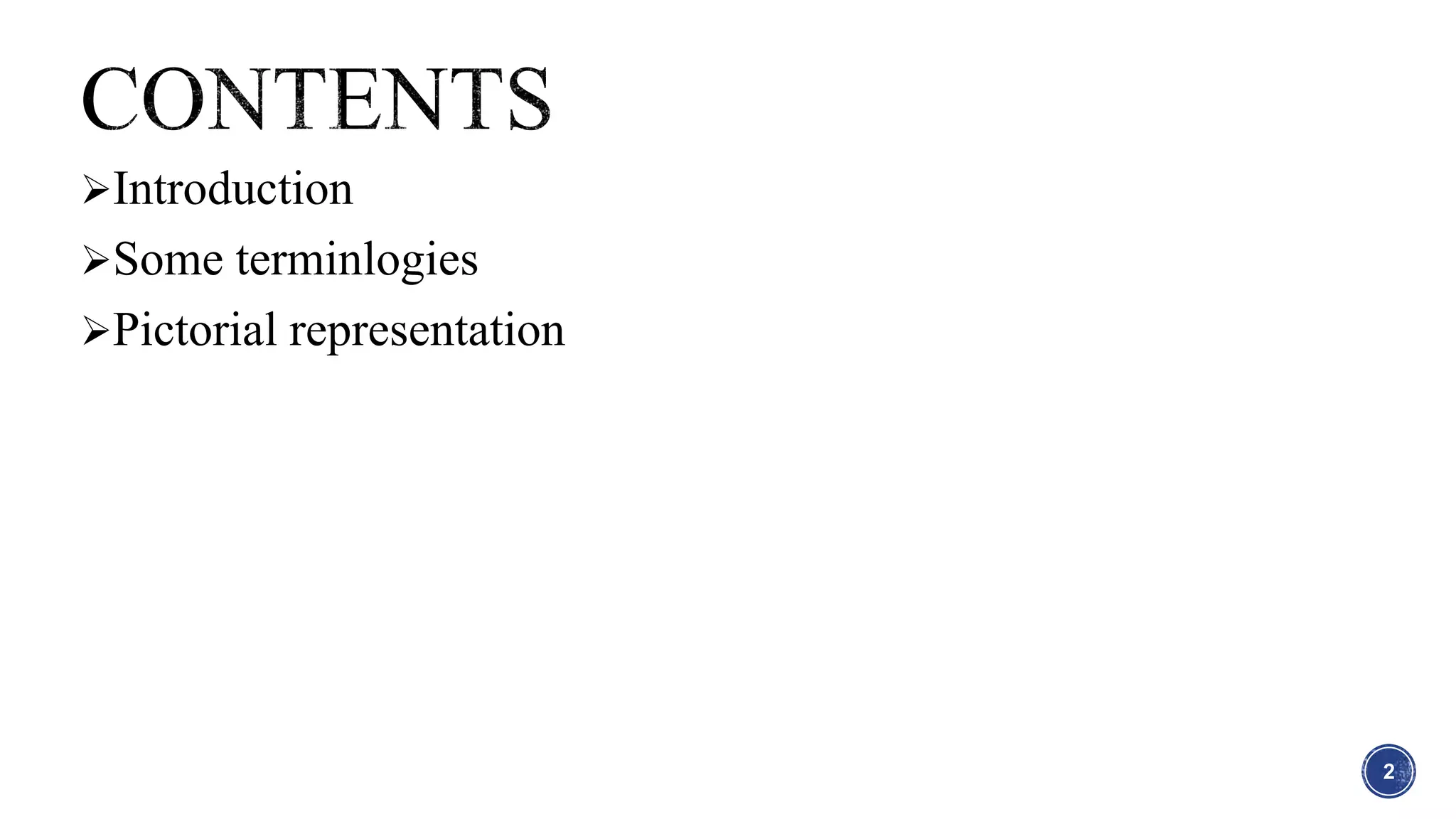 Introduction
Some terminlogies
Pictorial representation
2
 