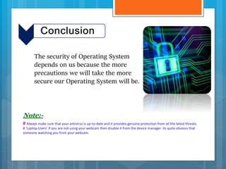 Operating System Security | PPTX