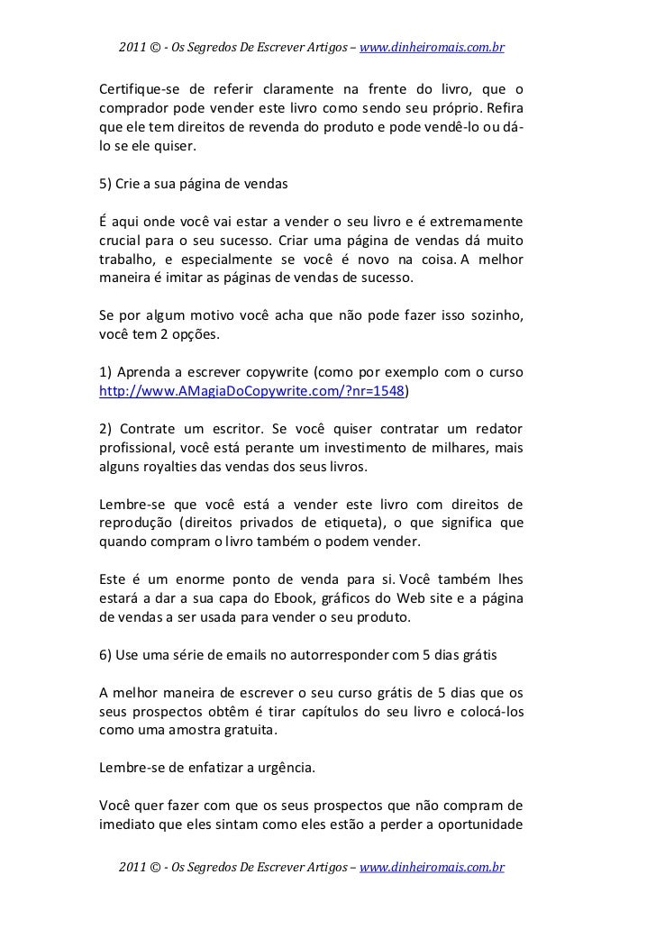 Escrever artigos