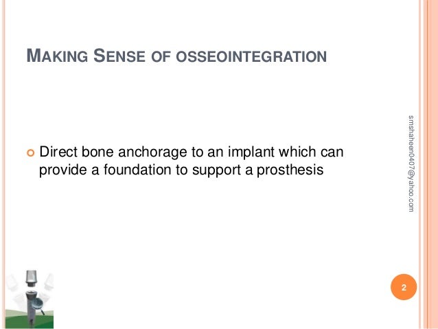 stages of dental implant osseointegration pdf